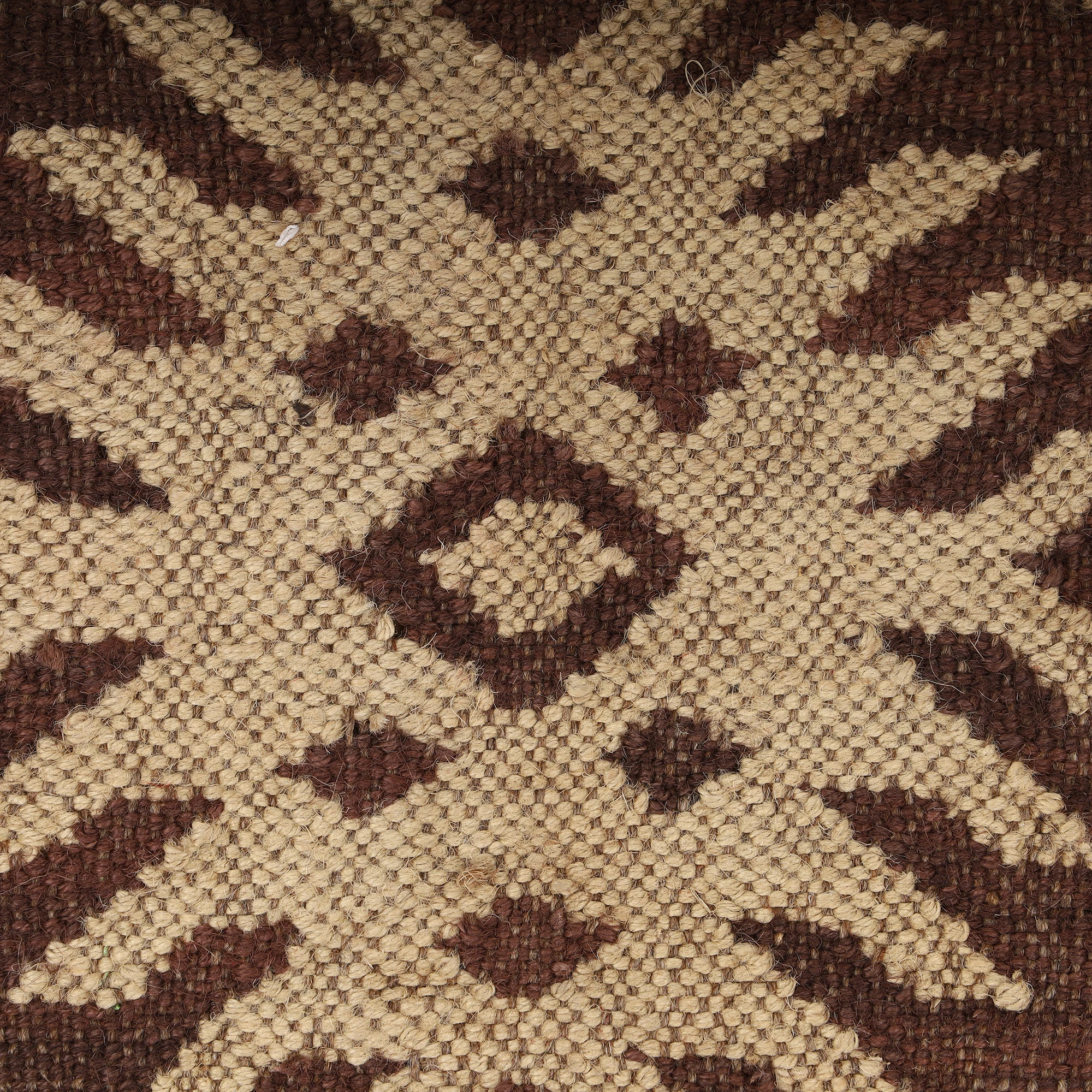 Vintage Bohemian Hand-woven Wool and Jute Abstract Pattern Custom Size Design Color Cushion Seat Pad for All Types of Chair