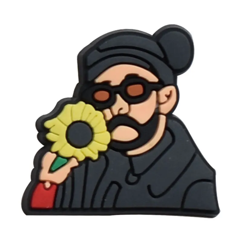 2023 Новое поступление шармы для обуви Bad bunny bad сабо оптовая продажа украшения из ПВХ обувного магазина