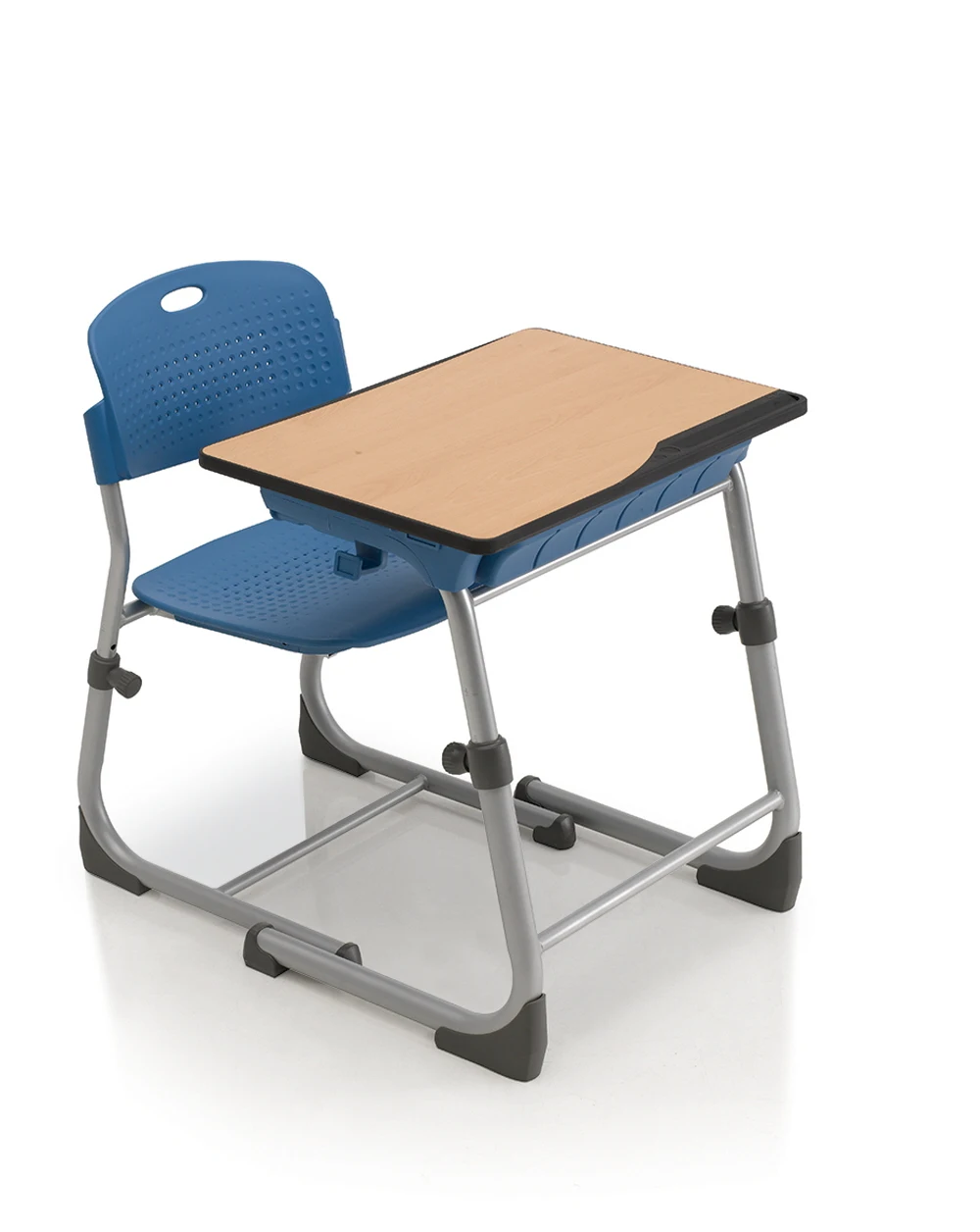 School Desk and Chair Made in Korea Height Adjustable Table and Chair Set for Students Classroom Furniture School Desk and Chair