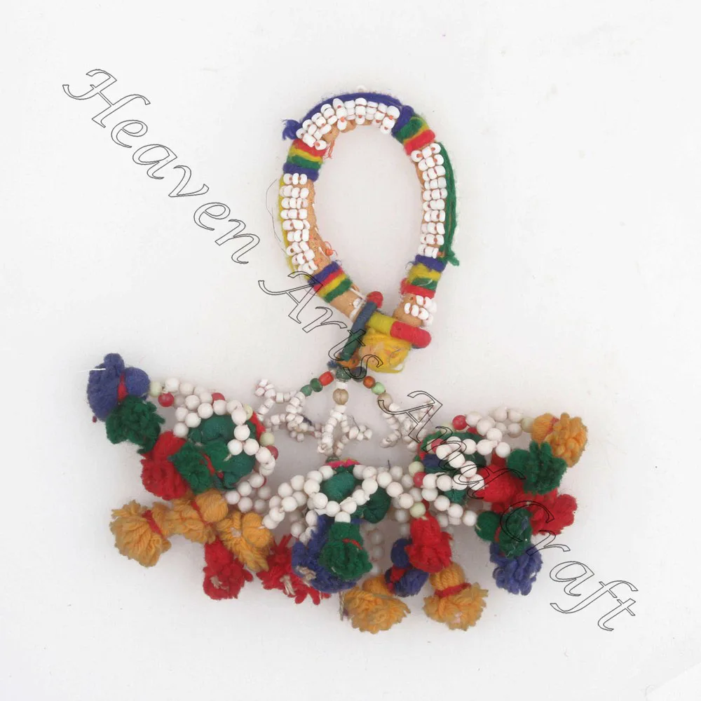 Real Indian Hand Made Beaded Vintage Fashion Bracelet For Women Antique Gypsy Bracelets