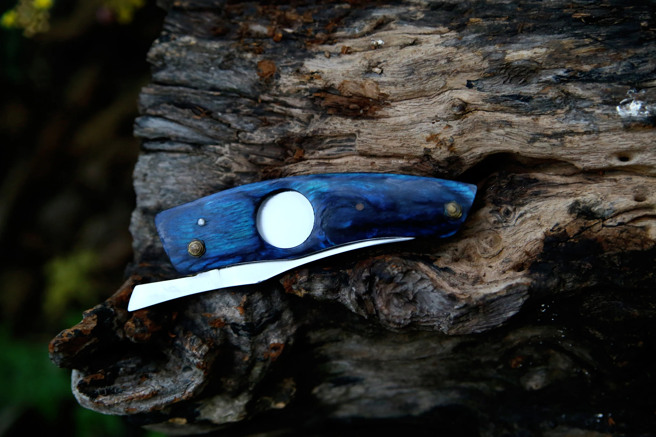 wholesale new arrival design best edc knife m390 steel blade premium pakka wood handle every day carry knife