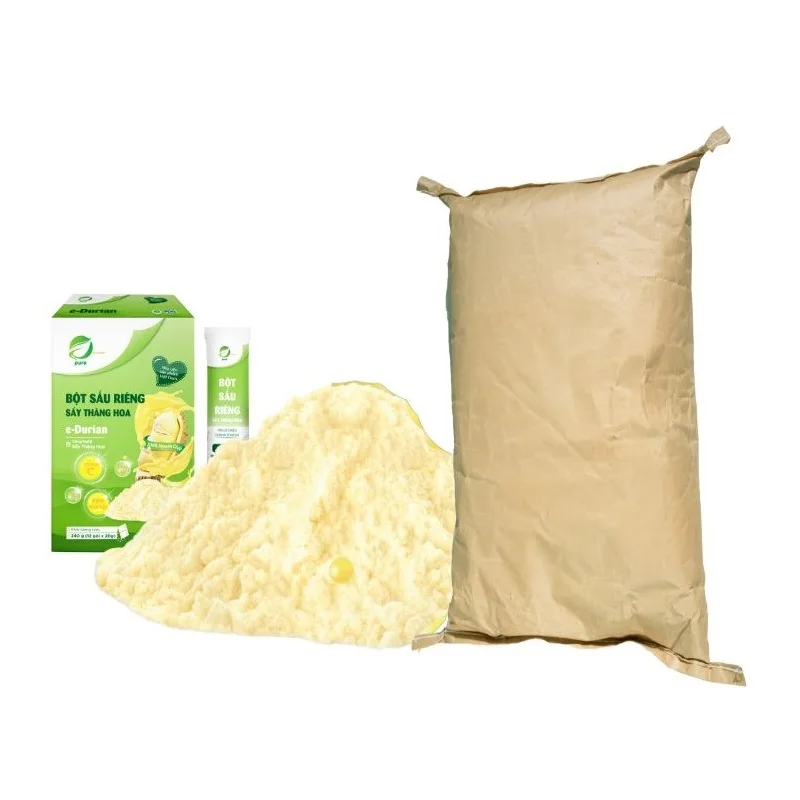 Freeze Dried Durian Powder Bulk Wholesale Flavor Natural Healthy Low MOQ Durian Fruit Powder Freeze-dried e-Durian Vietnam