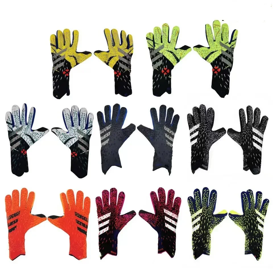 Latest High Quality New latex Goalkeeper Gloves Palm GoalKeeper gloves/4mm Giga latex goalkeeper Gloves