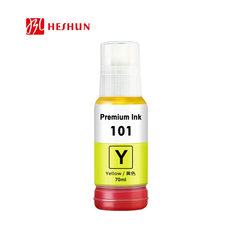 HESHUN 101 Premium Color Compatible Bulk Bottle Water Based Refill Ink for Epson EcoTank L6276 L4150 L6170 L6290 Printer Dye Ink