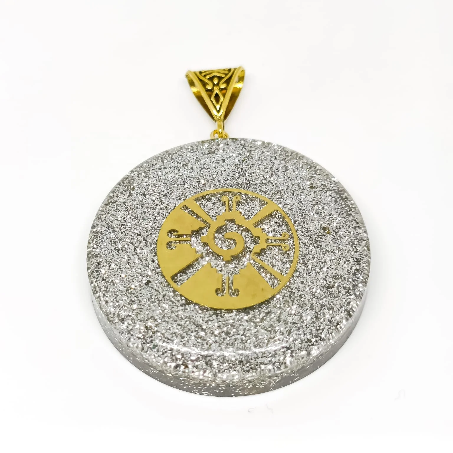 NEW Design Premium Quality Natural Maya Hunab Ku Symbol Orgone Pendant For Healing & Meditation Use From India