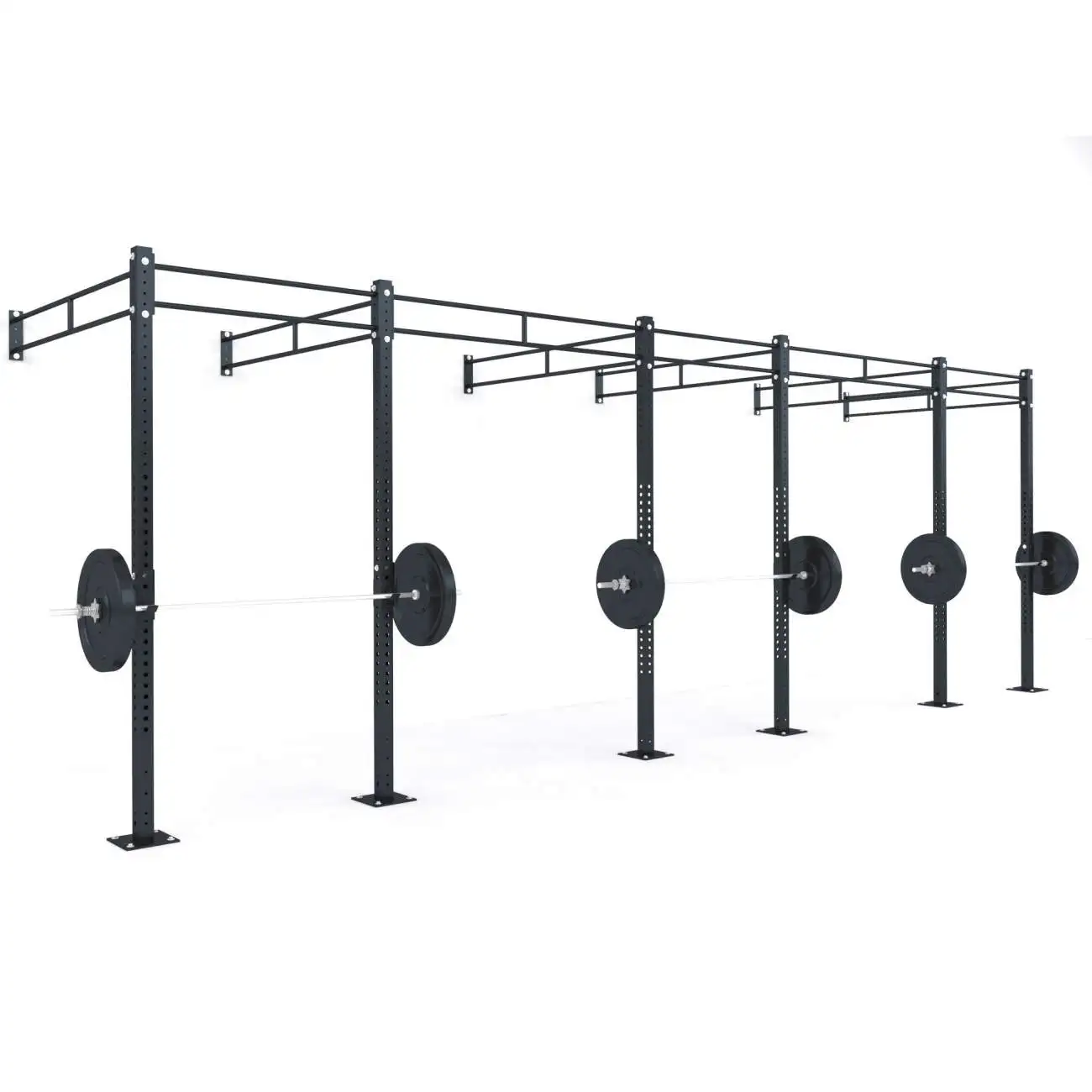 4 5 6 Station Wall Mounted Multi functional Gym Cage Cross Training Squat Rack Fitness Power Rack
