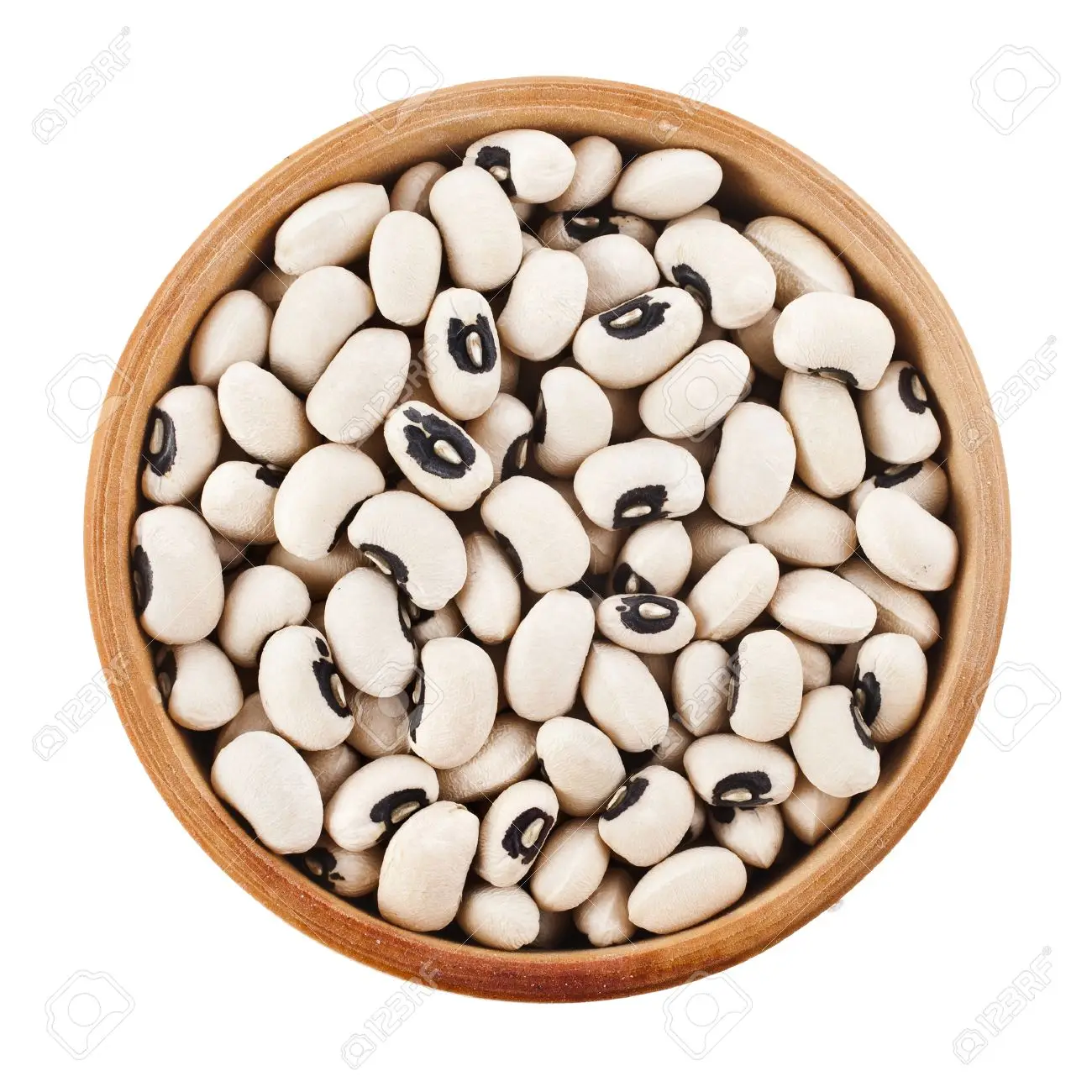Чистые натуральные органические бобы черного глаза cowpea виноградные доступны высокое