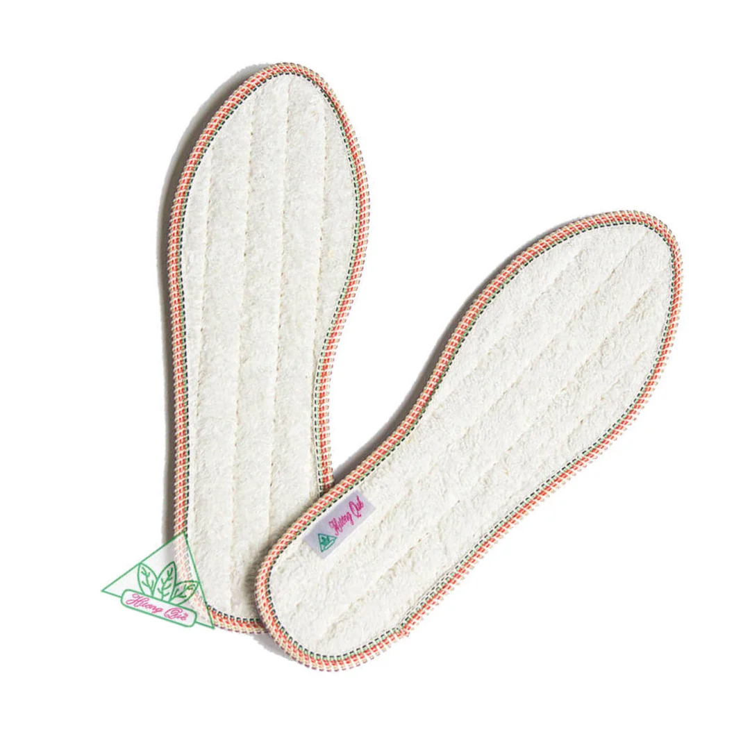 Huong Que 100% Natural Cinnamon Powder Insoles Comfort inside Shoe Insoles for 4 Seasons Anti-Sweat Shoe Insoles