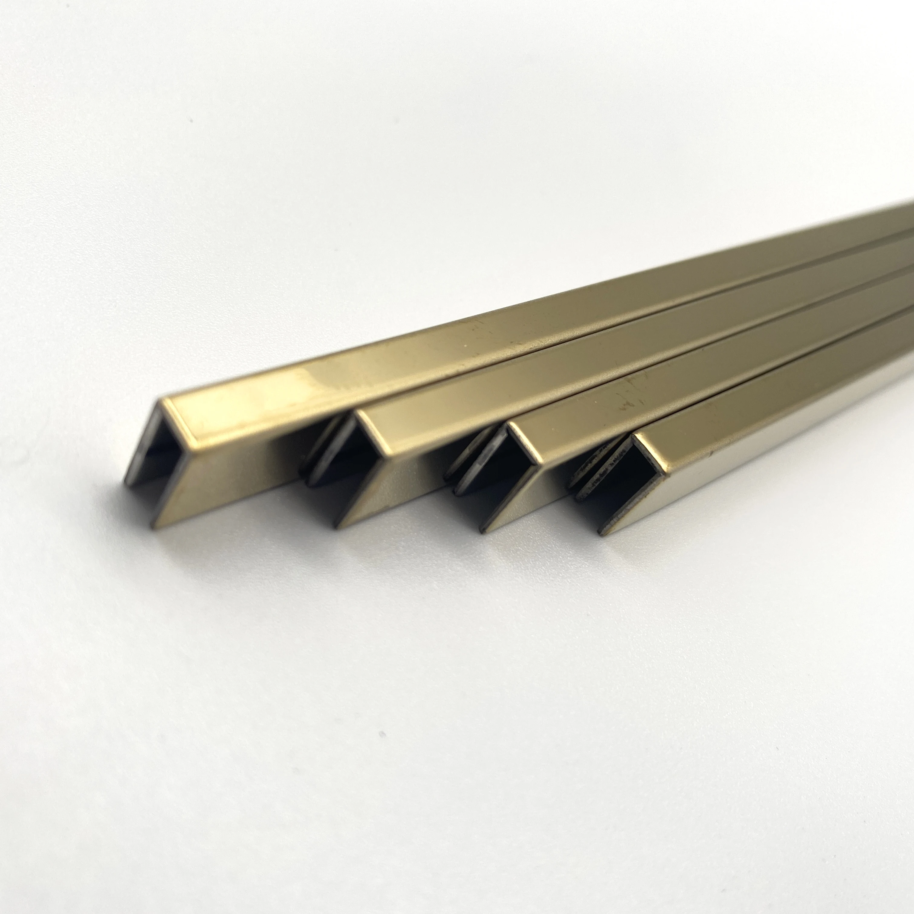 8K Titanium Black Stainless Steel Metal U Channel Tile Edge Trim Corner Slitting Angle Shaped