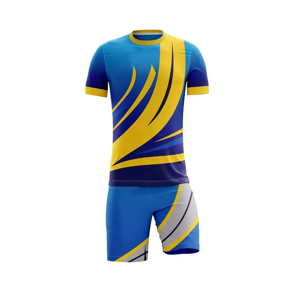 Custom OEM Logo Men Team Sublimation Sports Soccer Wear T Shirts Uniform Football Jersey