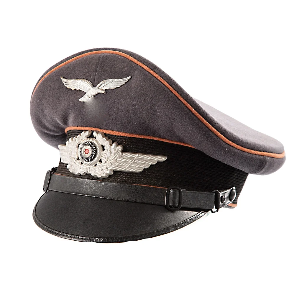 GERMAN officers  PEAKED hat Top Quality And Good Finishing  Hat