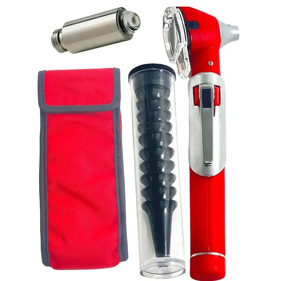 New Model German Quality Fiber Optic Scope with Spare Tips, Bulb, and Carrying Case - Pocket Diagnostic Equipment