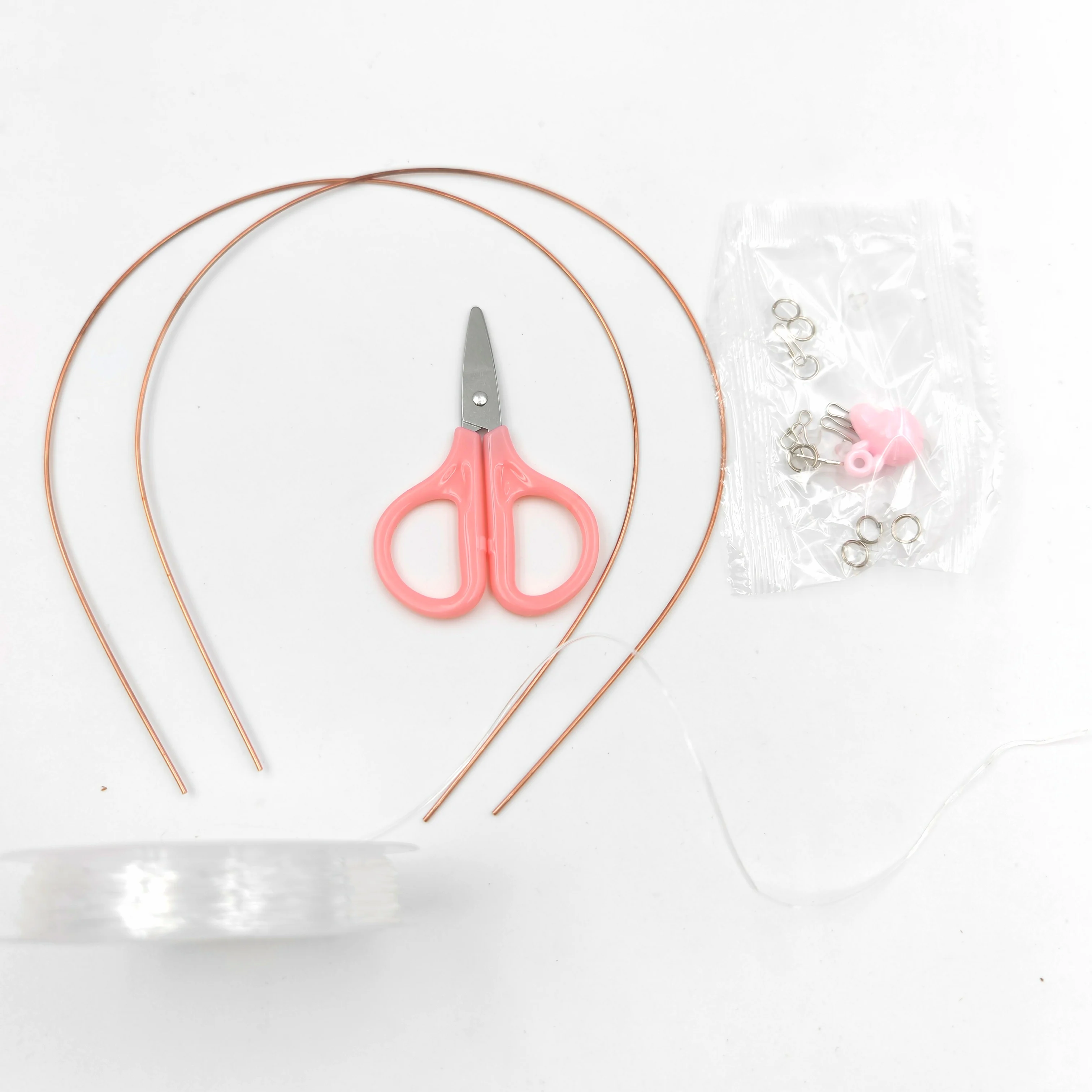 Wholesale plastic pearl Set Handmade case toys mixed pearl set Acrylic beads Jewelry accessories for kids