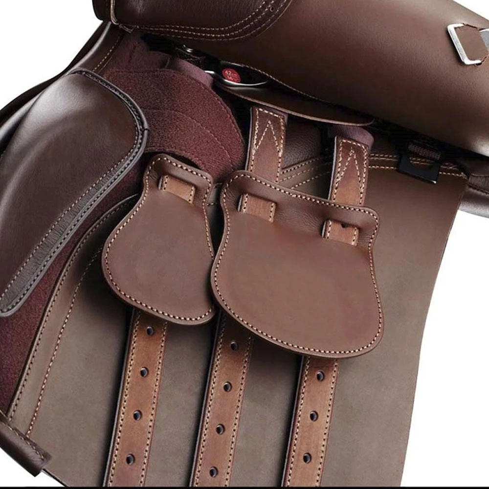 High Quality Horse Racing Saddle English Saddle Original Leather Horse Jumping Saddle In Solid Color