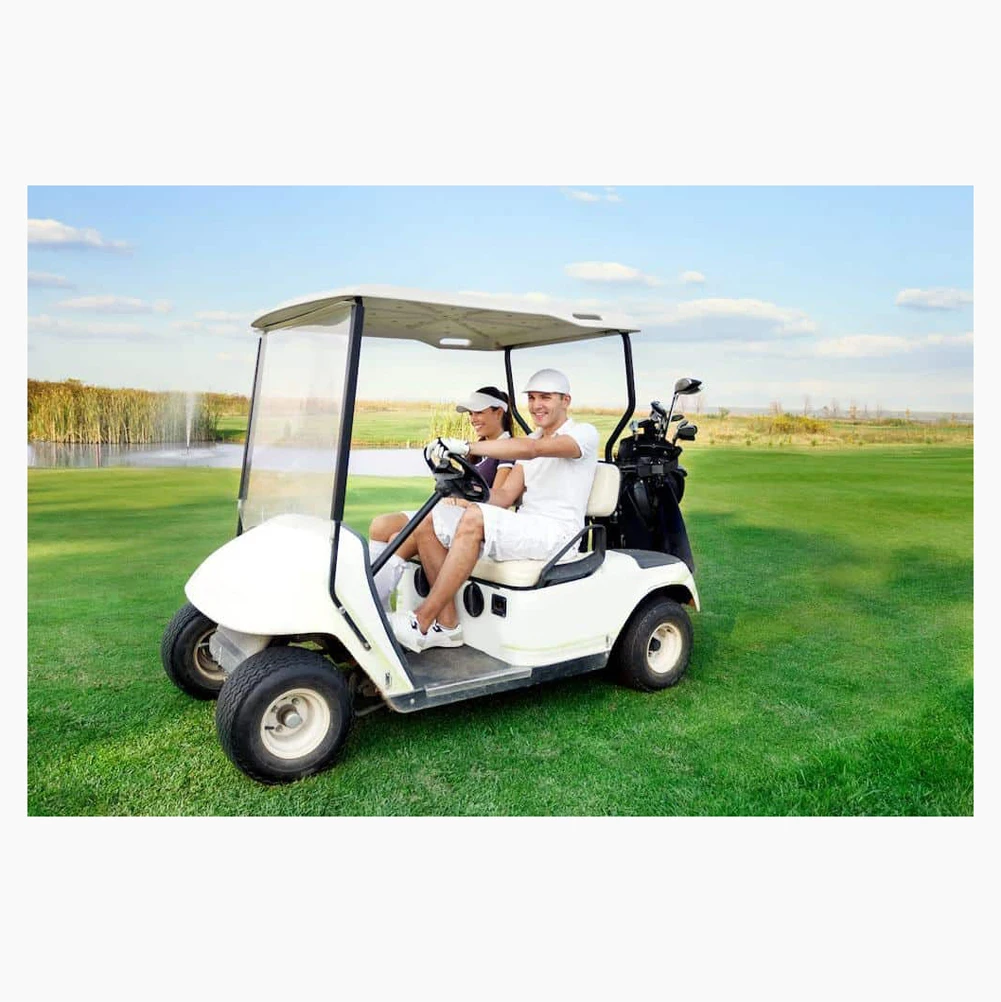 Club Car Electric Golf Car 4 White golf electric car
