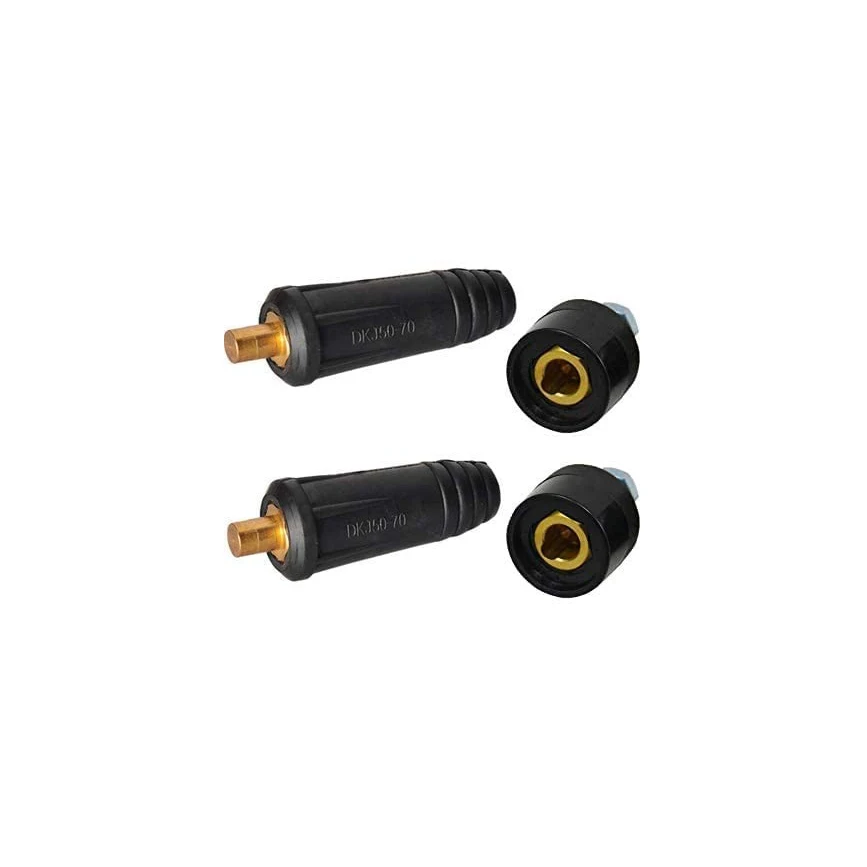 WSD Welding European Cable Joint Quick Connector Dinse-Style 400Amp-500Amp (CK9500) 70-95 welding cable connector 2pcs
