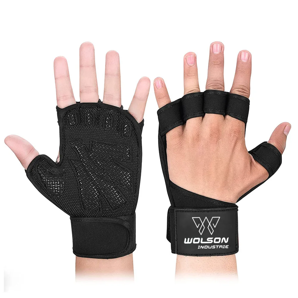 Workout Weight Lifting Gloves Palm Protection safe bodybuilding highest quality gym gloves for power lifting workout OEM Design