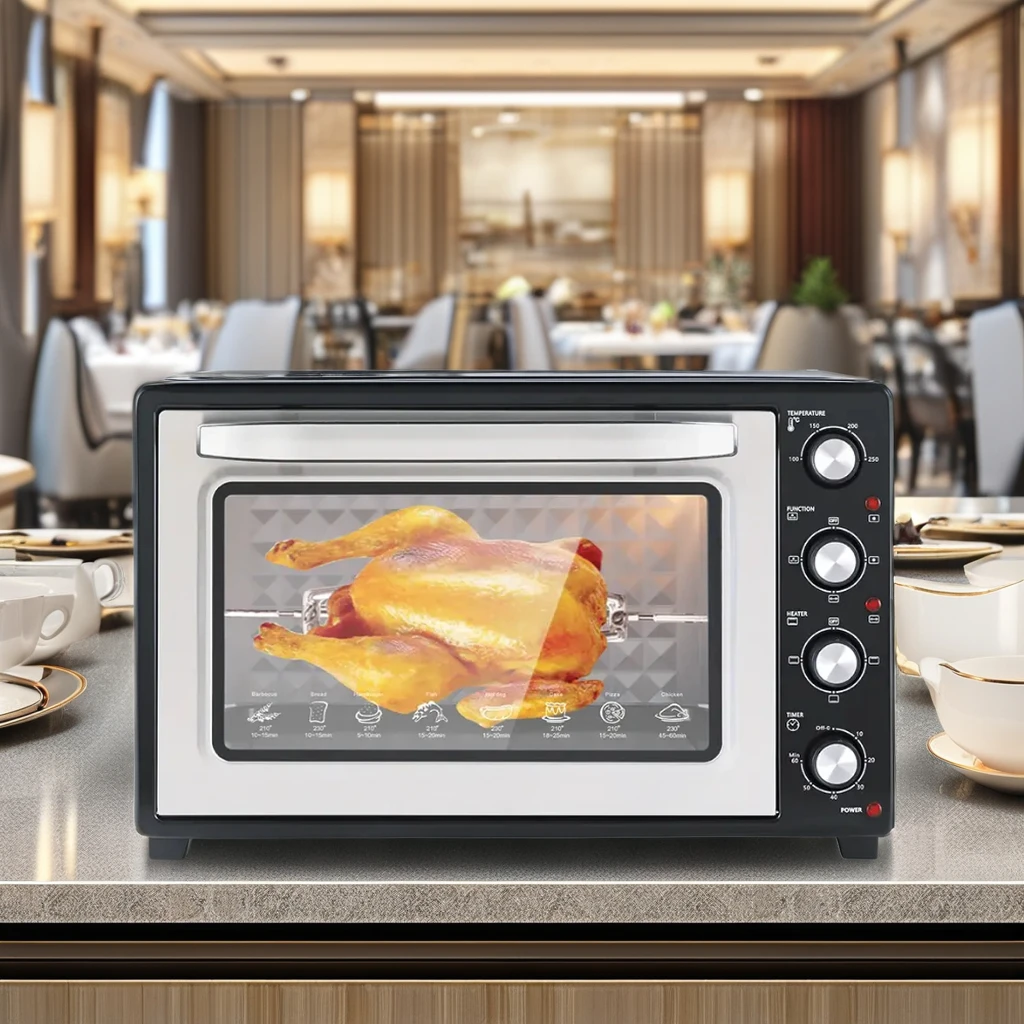 Paosida 60lprofessional черная электрическая духовка с таймером умная домашняя печь для выпечки тостер