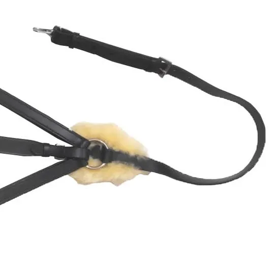 Portable Top Quality Genuine Leather Horse 5 Way Martingale Made of Good Quality  DD Leather with Original Sheep Wool Padding