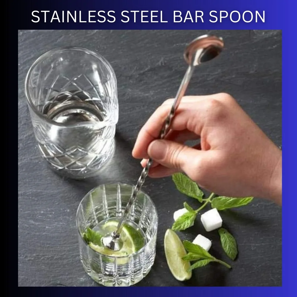 Wholesale Stainless Steel Drink Stirrers Metal Cocktail Beverage Swizzles Stick Coffee Stirrers Bar Wine Tools