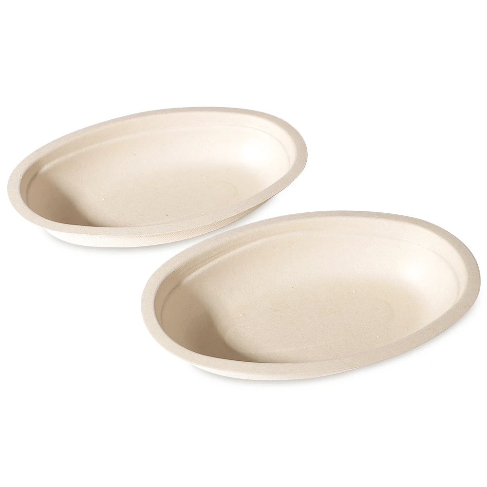 Best Selling Compostable 24oz Separate Disposable Bowl Bagasse Salad Food Bowl Without Lid