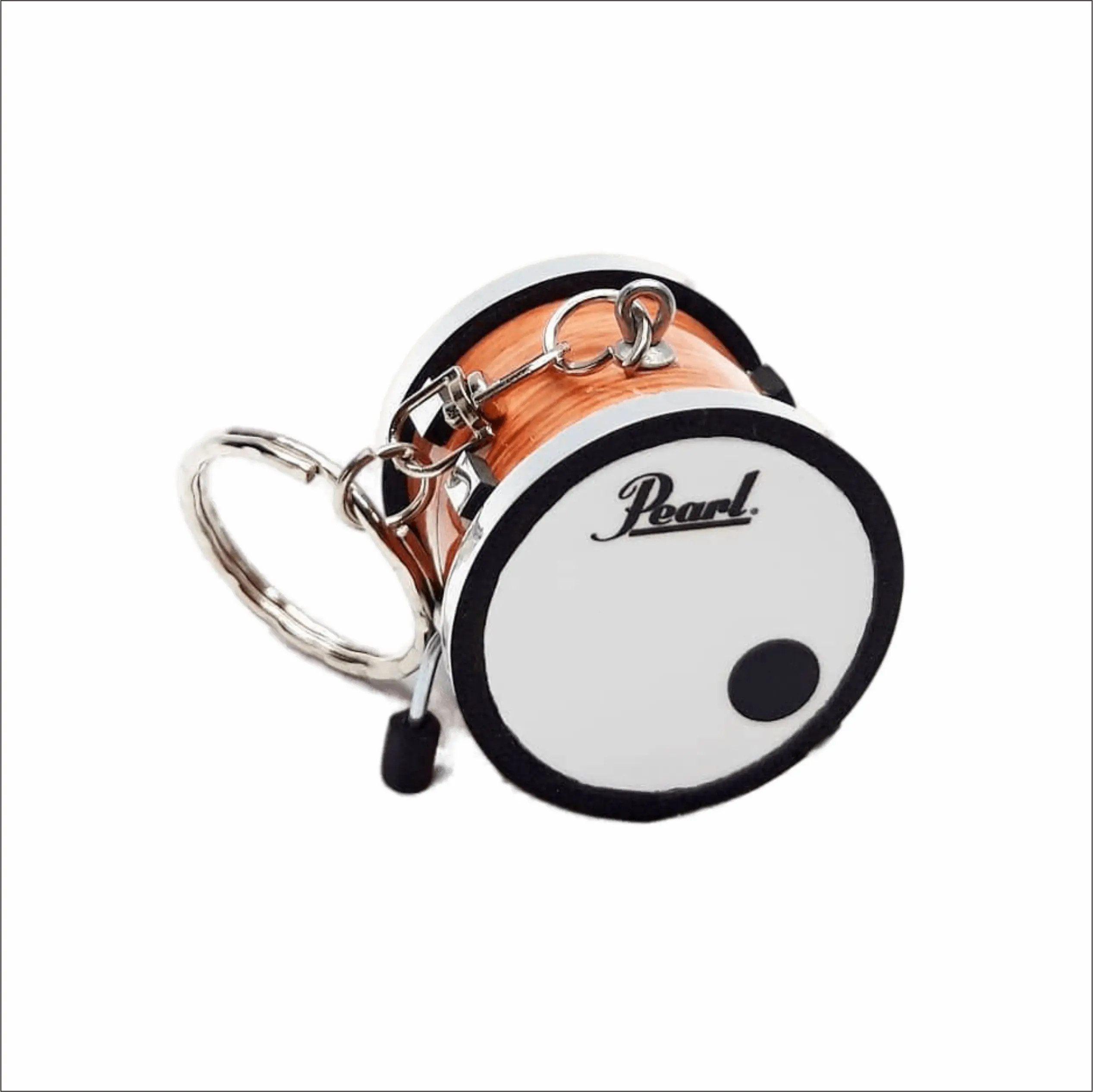 Miniature Drum keychain with custom logo miniature drum for keychain appearance