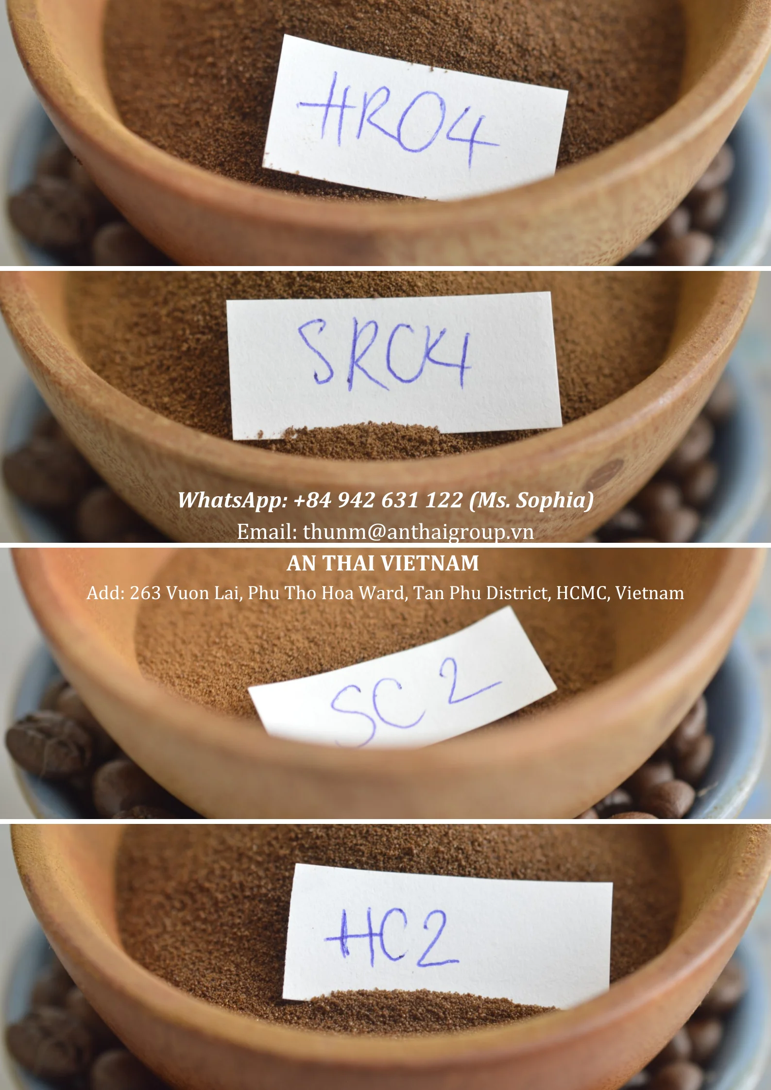 Сушеный распылением порошок растворимого кофе оптом HACCP ISO HALAL Cert 100% Robusta из Вьетнама