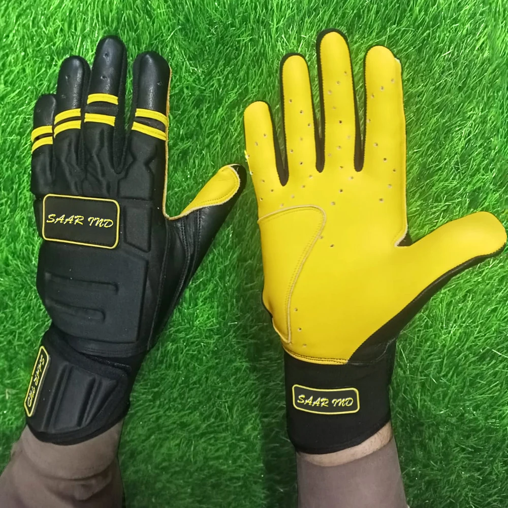 Wholesale Batting Gloves Mens Baseball Leather Softball New Baseball Batting Gloves Customized Logo Unisex Closed Sports Gloves