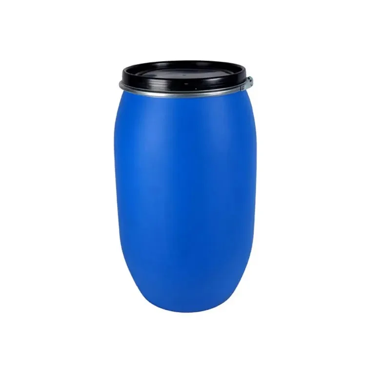 Лучшая 100% HDPE 200L пластиковые бочковые барабаны для упаковки химикатов