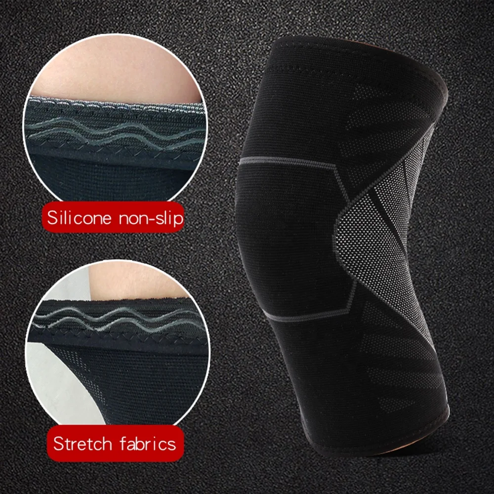 Factory Direct Supply Sports Safety Knee Brace Custom Outdoor Sports Knee Pad Compression Knee Support Sleeve Competitive Price