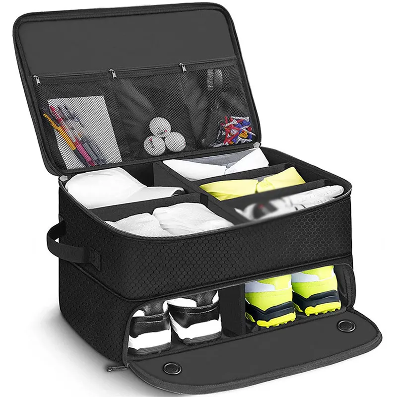 Priavte Label Logo Polyester Small Custom Eco Baseball New Folding Golf Bag Storage Car Organizer Trunk