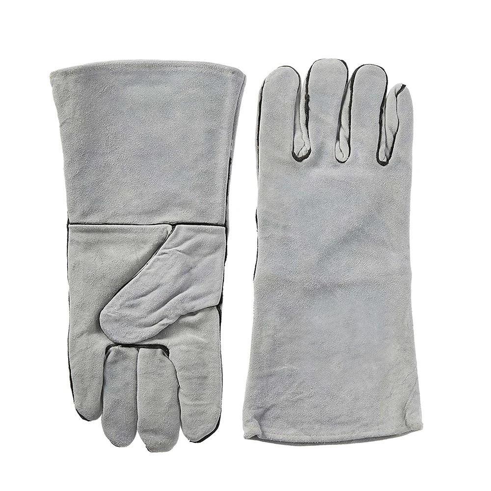 Welding Gloves Long Sleeve Cowhide Leather Heat Resistance Wholesale Prices Manufacturing Factory