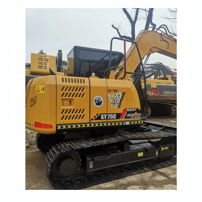 Best Quality Sany Sy60 Sy75 6Ton 7Ton Second Hand Used On Sale Excavator Digger With Cheap Price
