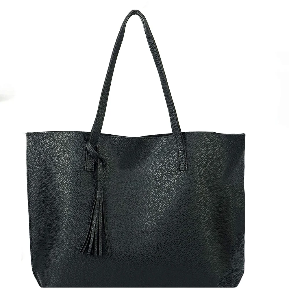Fashion Handbags Stylish vintage look buffalo leather two in one ladies shoulder purse fashionable handbag Wholesale