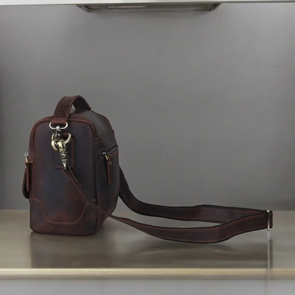 Artha Manufacturer Genuine Leather Camera Bags Messenger Professional Camera Bag Stylish Dslr Shoulder Camera Bags