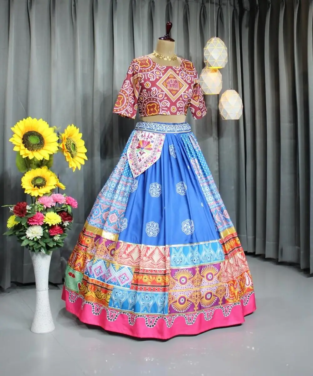 Модный свадебный набор Lehenga: шикарный длинный Choli Lehenga для начинающих невест пакистанский Ni королевского образа