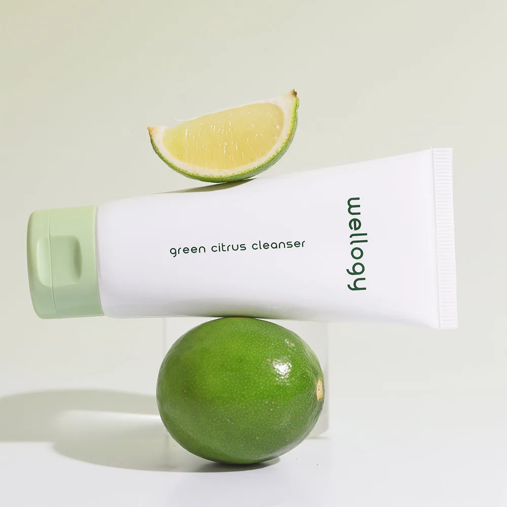k-Beauty WELLOGY GREEN CITRUS CLEANSER Removing Sebum Mildly irritating to Skin Antioxidant Effect