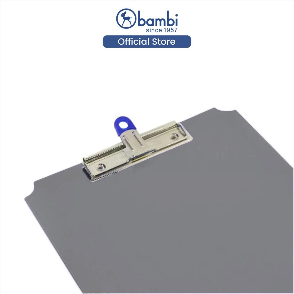 Bambi Office Stationery A4 Size 12cm PVC Plastic Clip Clipboard Folder with Hard Paper Material Product from Indonesia