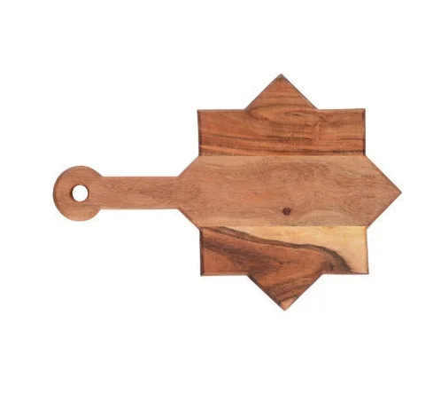Unique Guitar Shape Mango Wood Chopping Board Manufacturer Antique Hand Polished Wooden Cutting Chopping Board