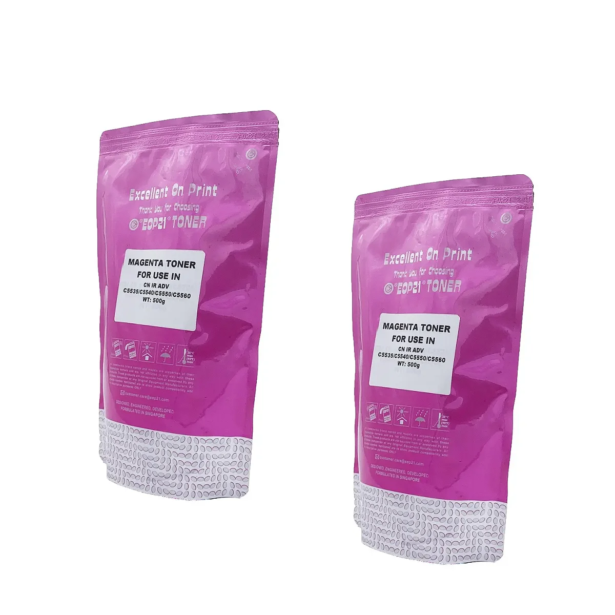 EOP21 Brand Printer Supplies 100% Compatible CAN0N Refill Toner 500g  IR Advance C5535/C5540/C5550/C5560 Magenta Toner Powder
