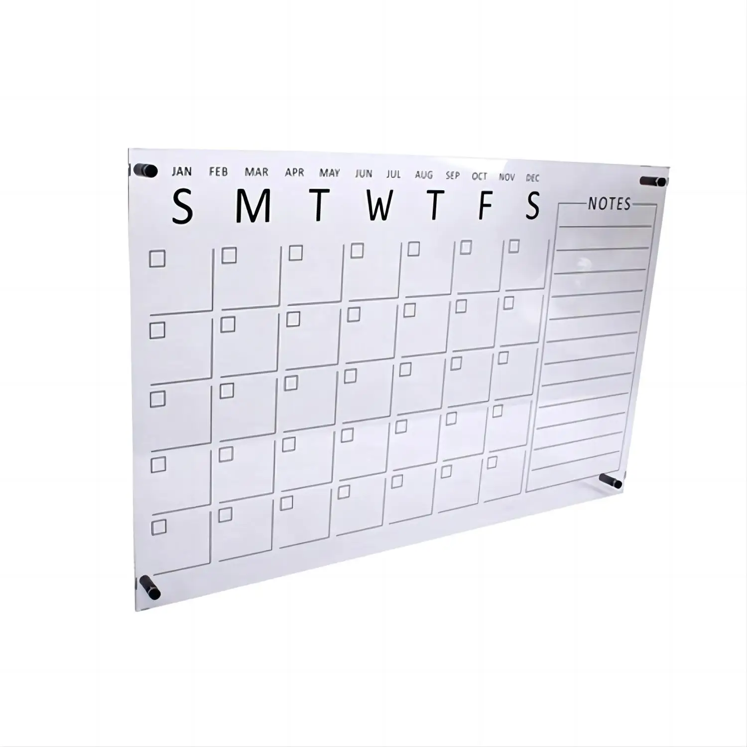 XianHui 3mm Acrylic Calendar Board Online Calendars With Weekly scheme