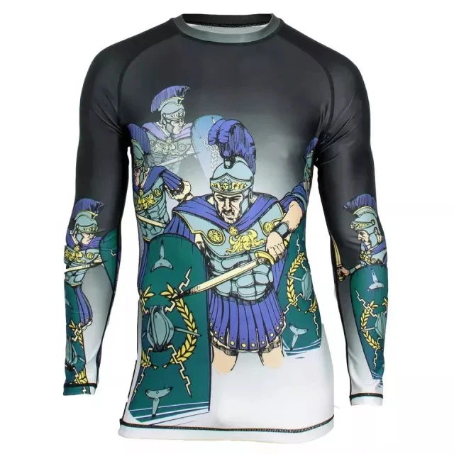 Unisex Bjj Rash guards Long Sleeves Top Quality BJJ MMA Compression Shirts Rash Guards For BJJ Rash Guard MMA Workout Gym