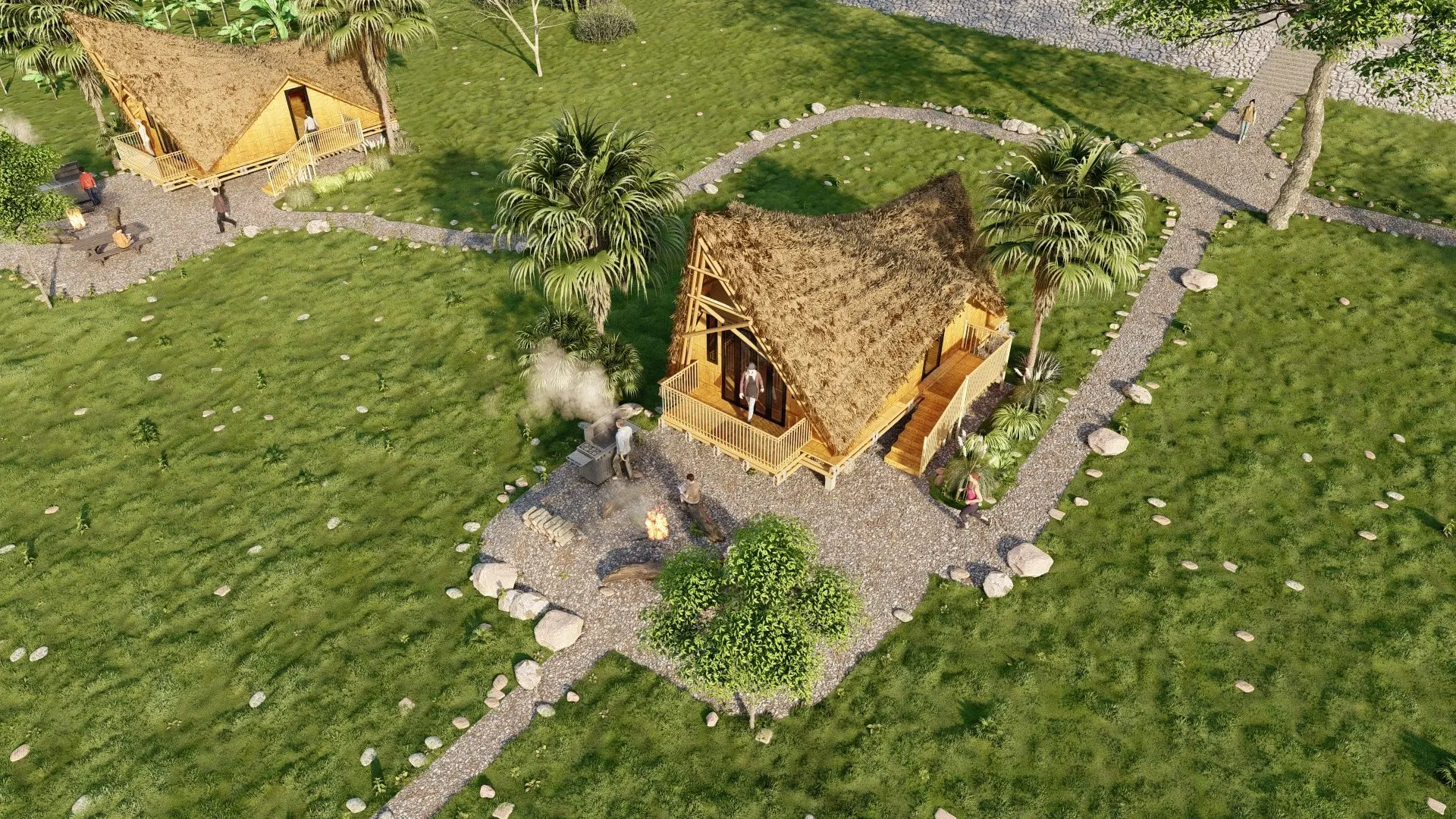 (NO 04) EXPORT TAX 0% VIETNAM 64m2 GREEN PREFAB HOUSE 100% Eco-Friendly CENVINEX Custom 20FT 40FT vila Container Modern hot sale