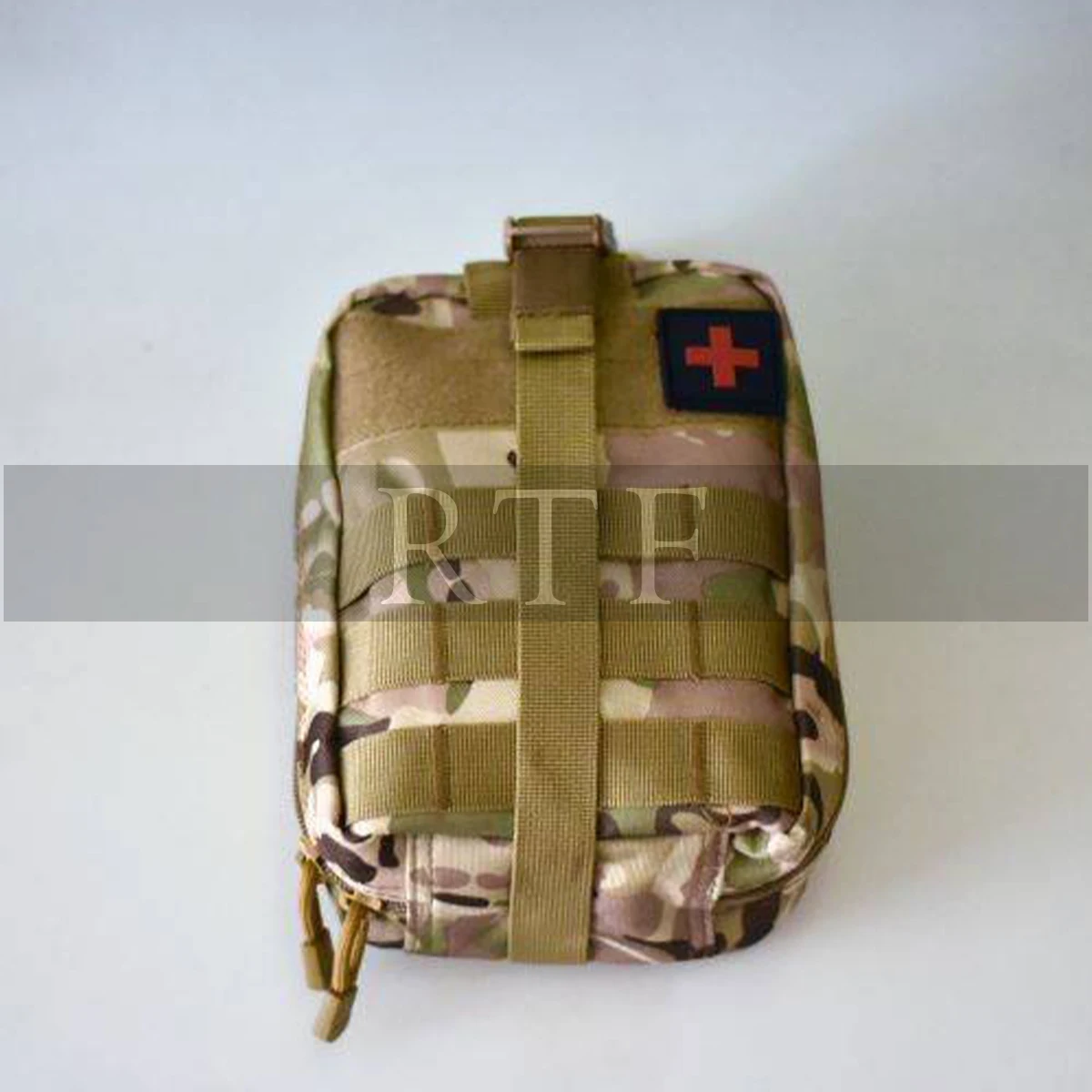 Complete First AID Survival and Medical Emergency kit with Pouch and Accessories by RAW TO FINE
