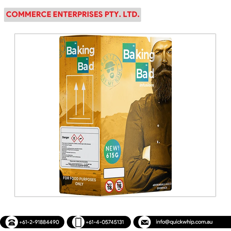 New Cake Decoration Dessert Tool 0.95L/615g Baking Bad Whipped Cream Charge Cylinders at Low Price