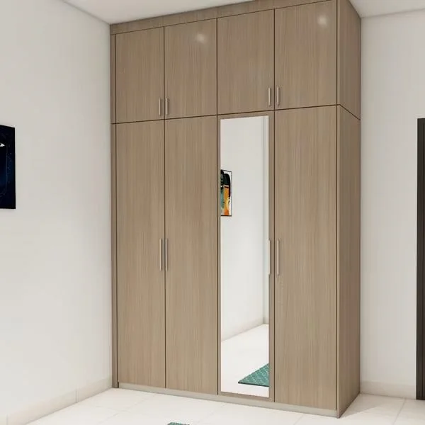 Good Price -  wooden Wardrobe / solid wood wardrobe-   Wardrobe Closet Bedroom furniture Glass door for sale