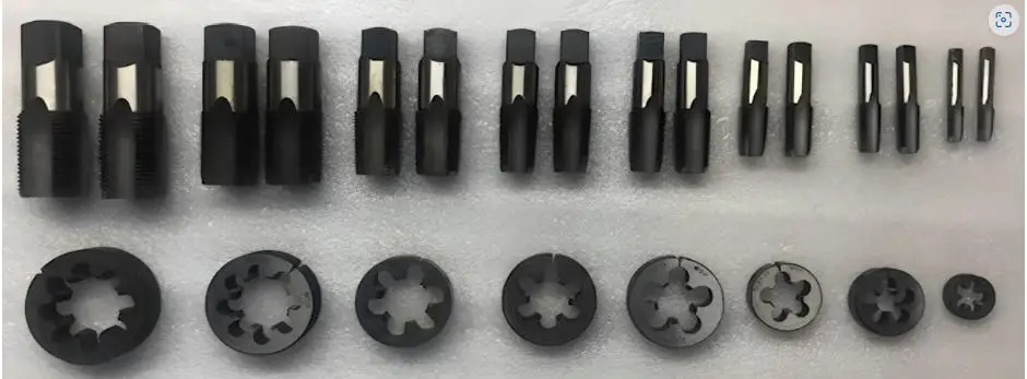 BSP/BSPP (British Standard Pipe) Tap and Die Set 24 Pieces