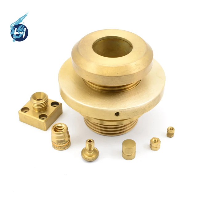 Customized Brass Machining Parts With Zinc Plating And Nickel Plating Surface Treatment