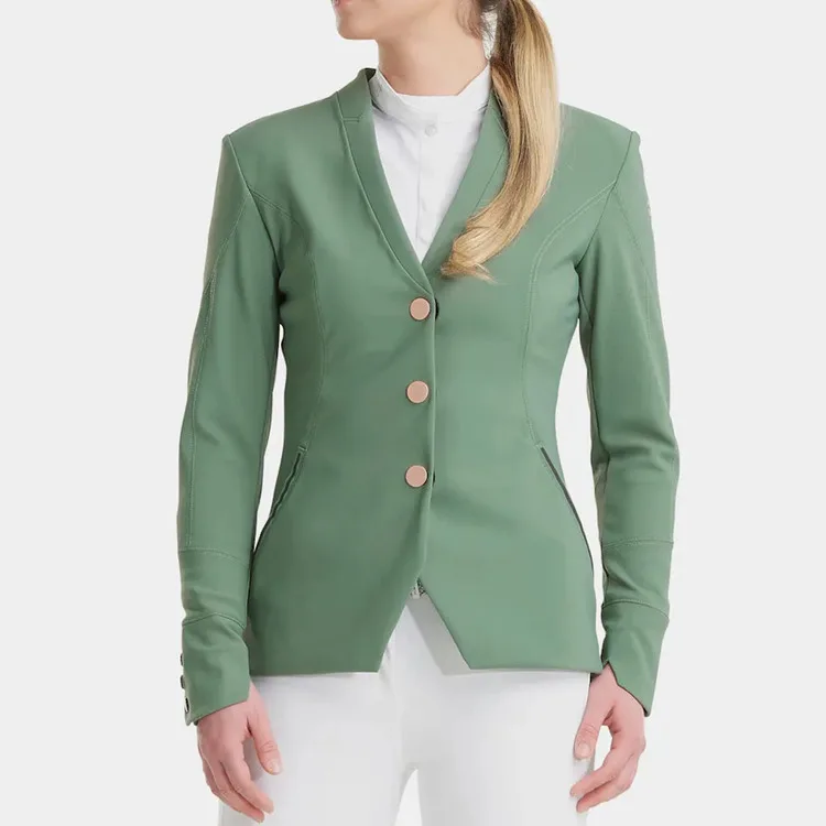 New Classic Ladies Competition Horse Riding Show Jacket For Women With Best Quality Fabric Polyester Spandex Nylon