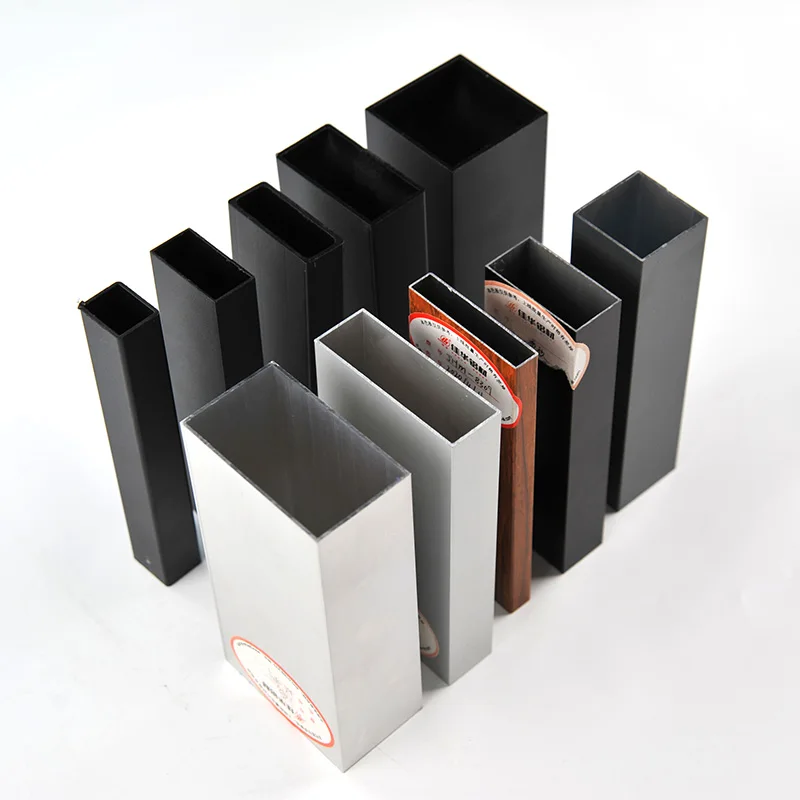 Custom Rectangular Aluminum Profile Rectangle Square Tube
